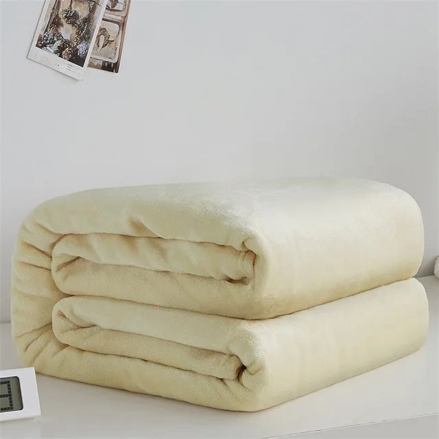 Faux fur blanket