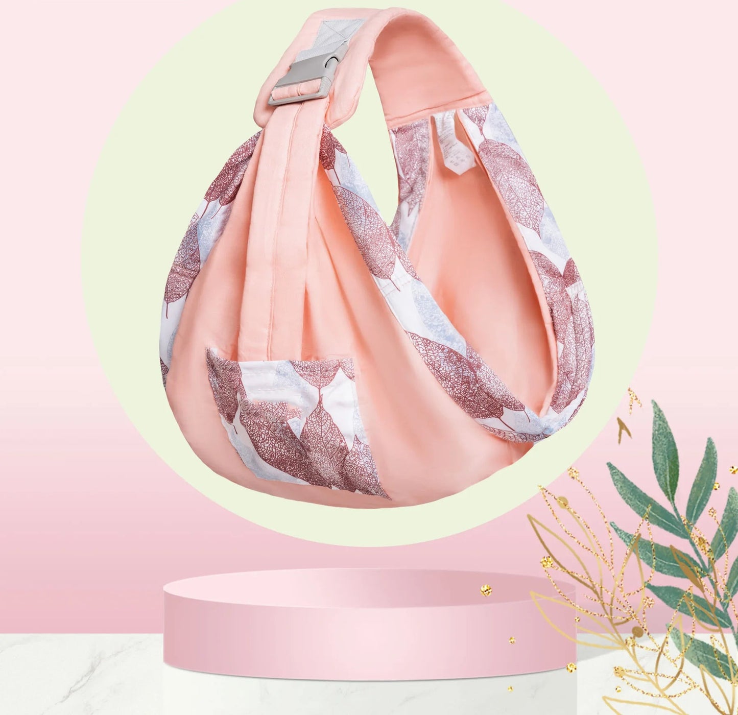 Écharpe de portage bébé & allaitement avec anneaux