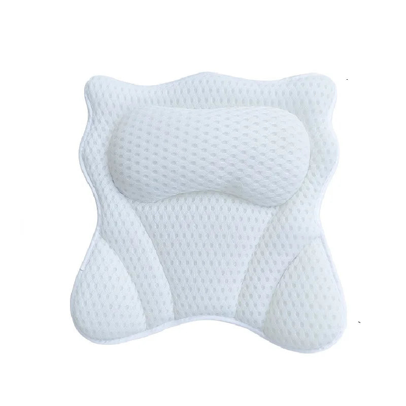 Ergonomic bath pillow