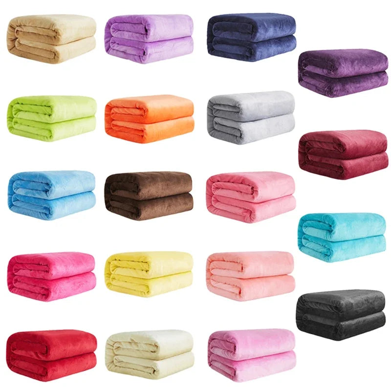 Faux fur blanket