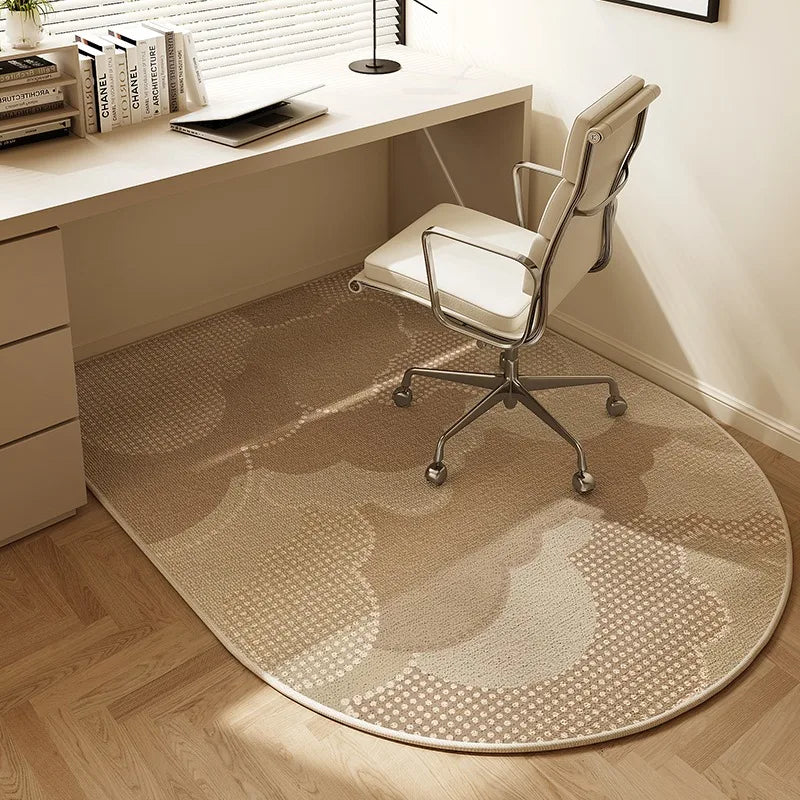 Tapis Demi Rond Antidérapant Pour Chaise De Bureau Ou Coiffeuse