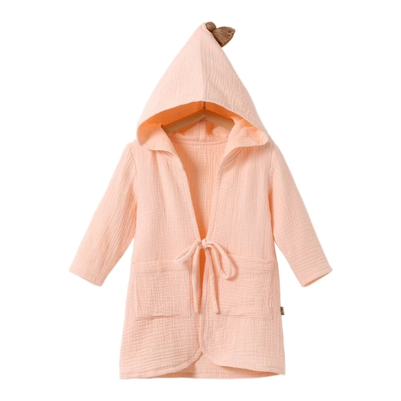 Children's Hooded Bath Cape - Comfort and Softness
