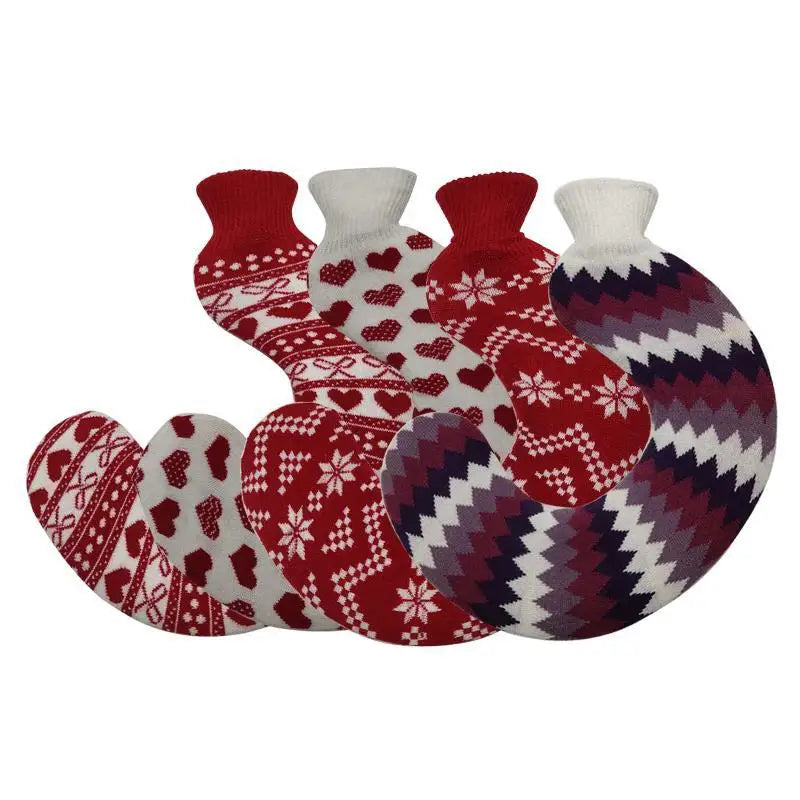 U-shaped hot water bottle for neck and shoulders