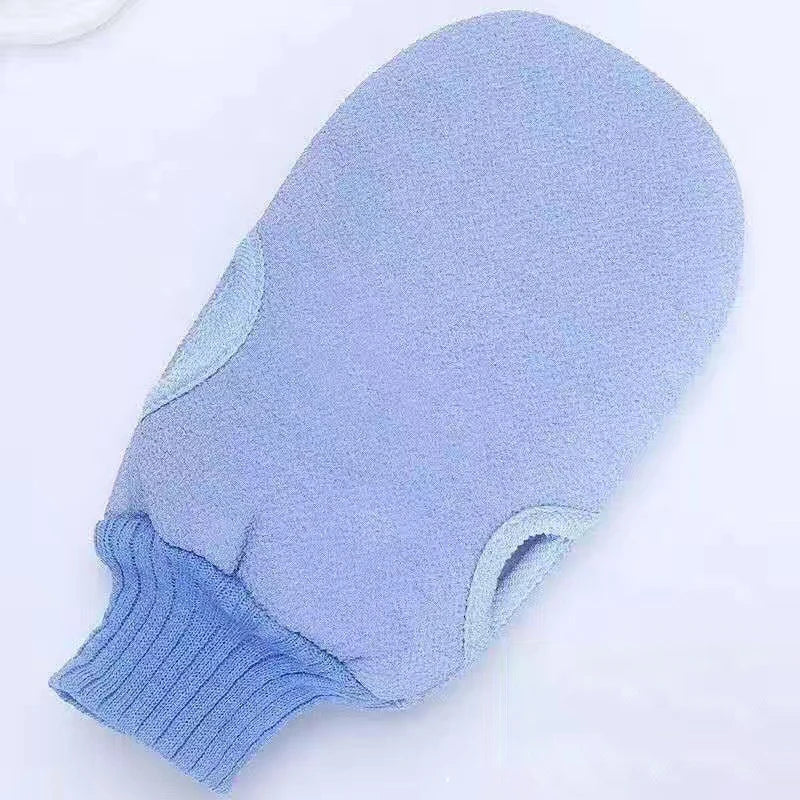 Gants de toilette exfoliants en éponge