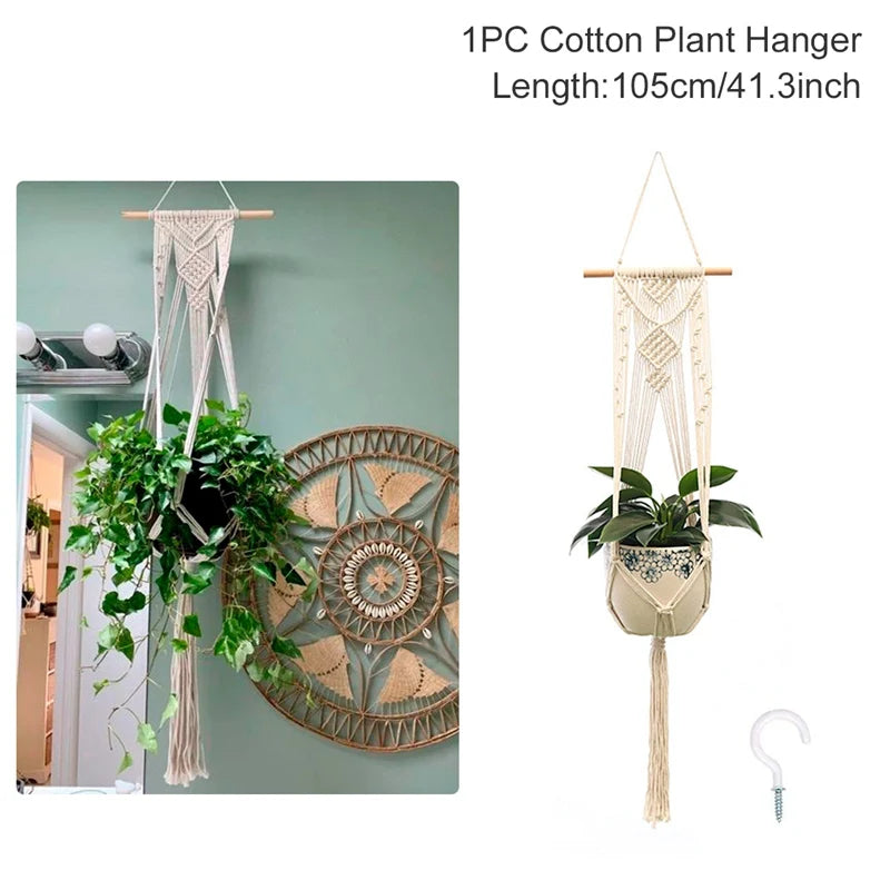 Cotton plant hanger