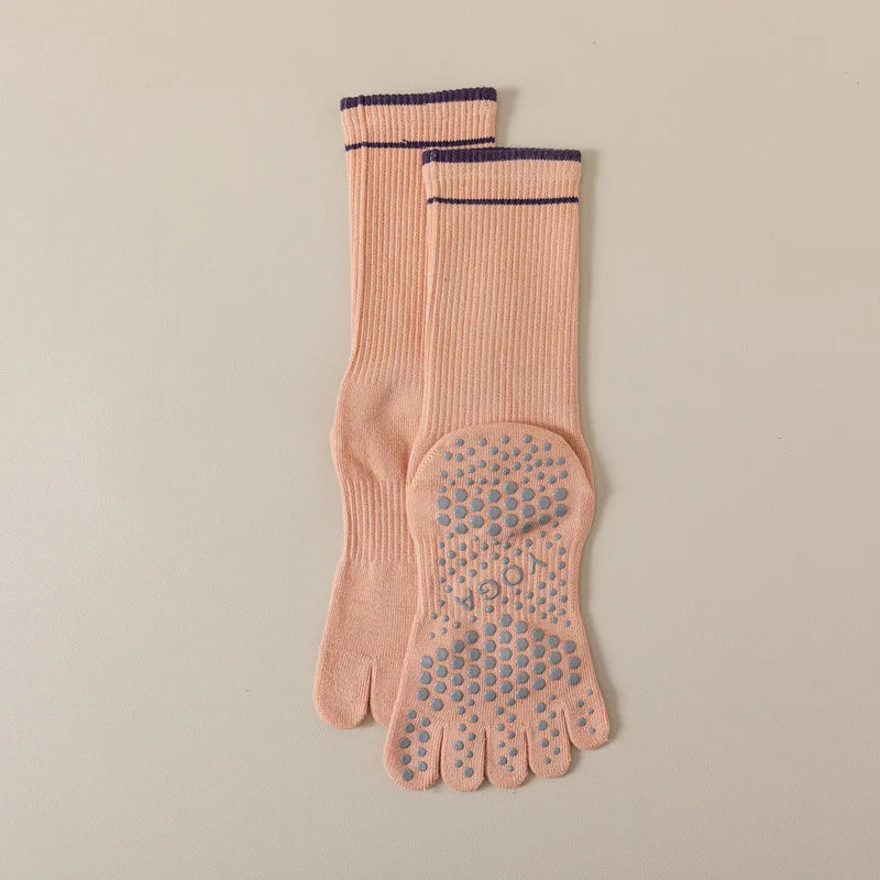 Five Toe Non-Slip Yoga Socks