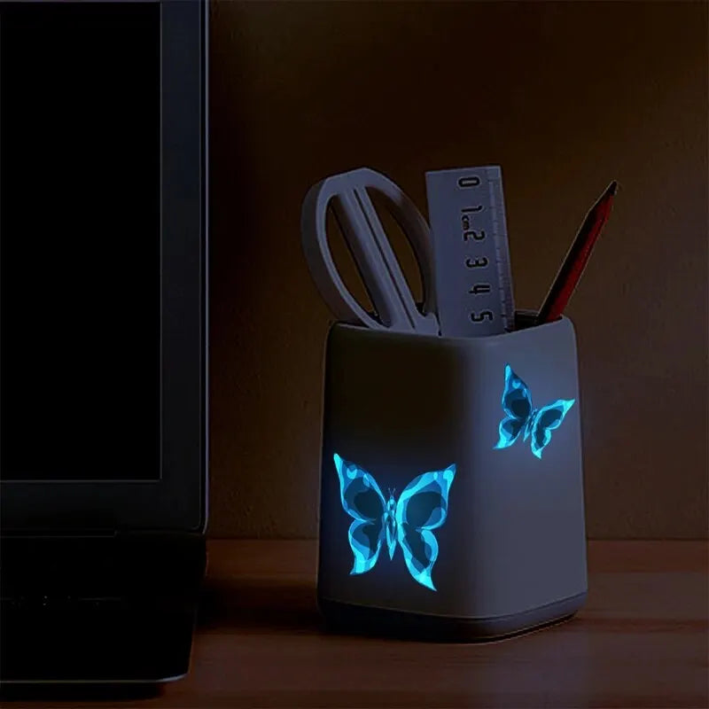 Blue Butterfly Glow Stickers - Decorative Stickers for Bedroom or Living Room