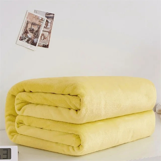 Faux fur blanket