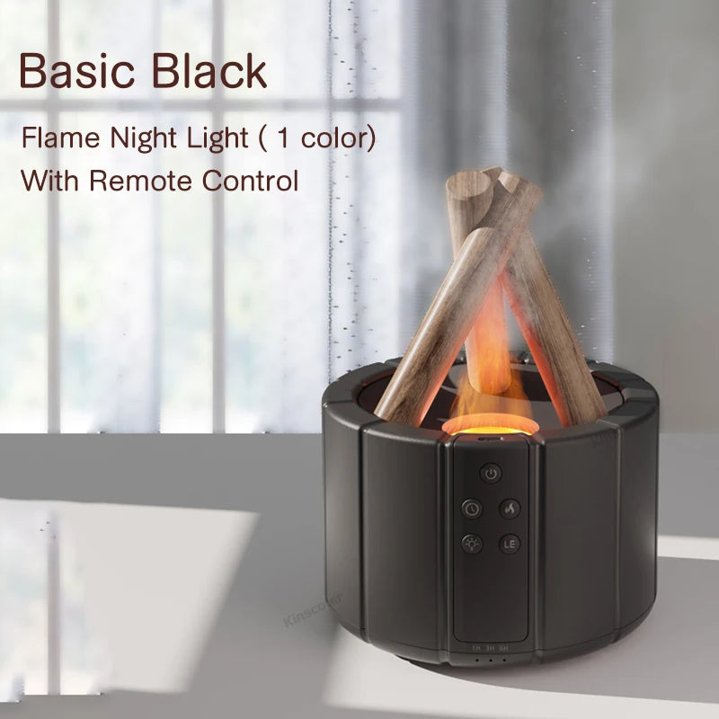Aromatherapy diffuser with simulated flame