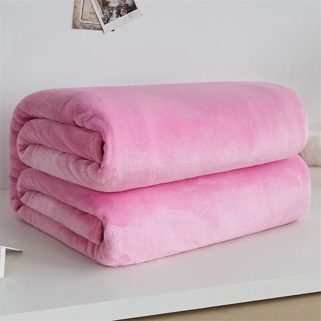 Faux fur blanket