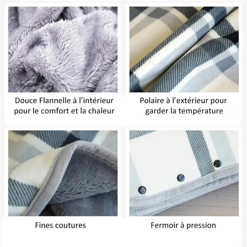 Cape - Warm and cozy blanket with buttons