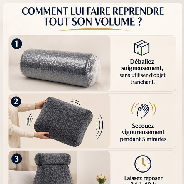 Oreiller de lecture XXL avec accoudoirs – Soutien dorsal pour lit, canapé ou bureau