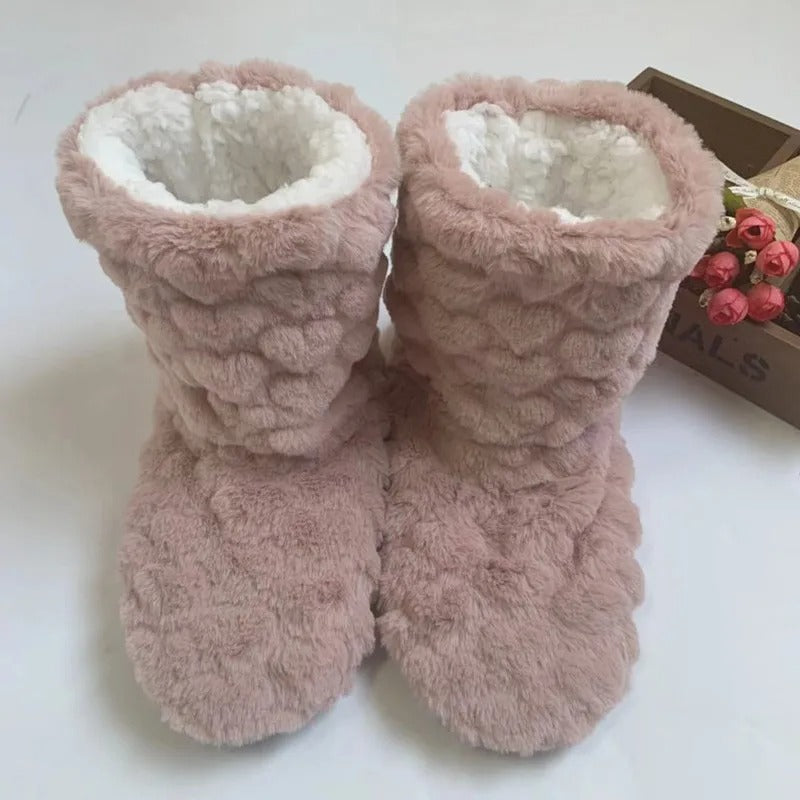 Thick winter slippers