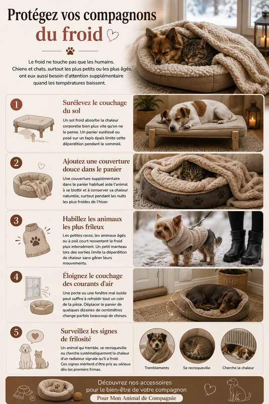 Comment garder son animal au chaud en hiver ?