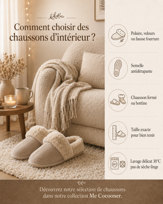Comment choisir ses chaussons d'intérieur ?