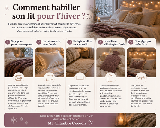 Comment habiller son lit pour l'hiver ?
