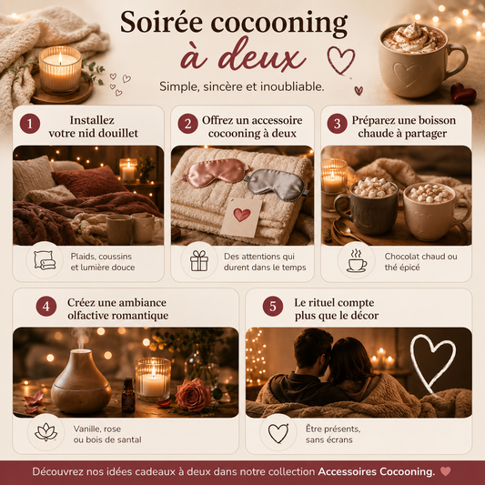 Cocooning pour la Saint-Valentin : idées à deux