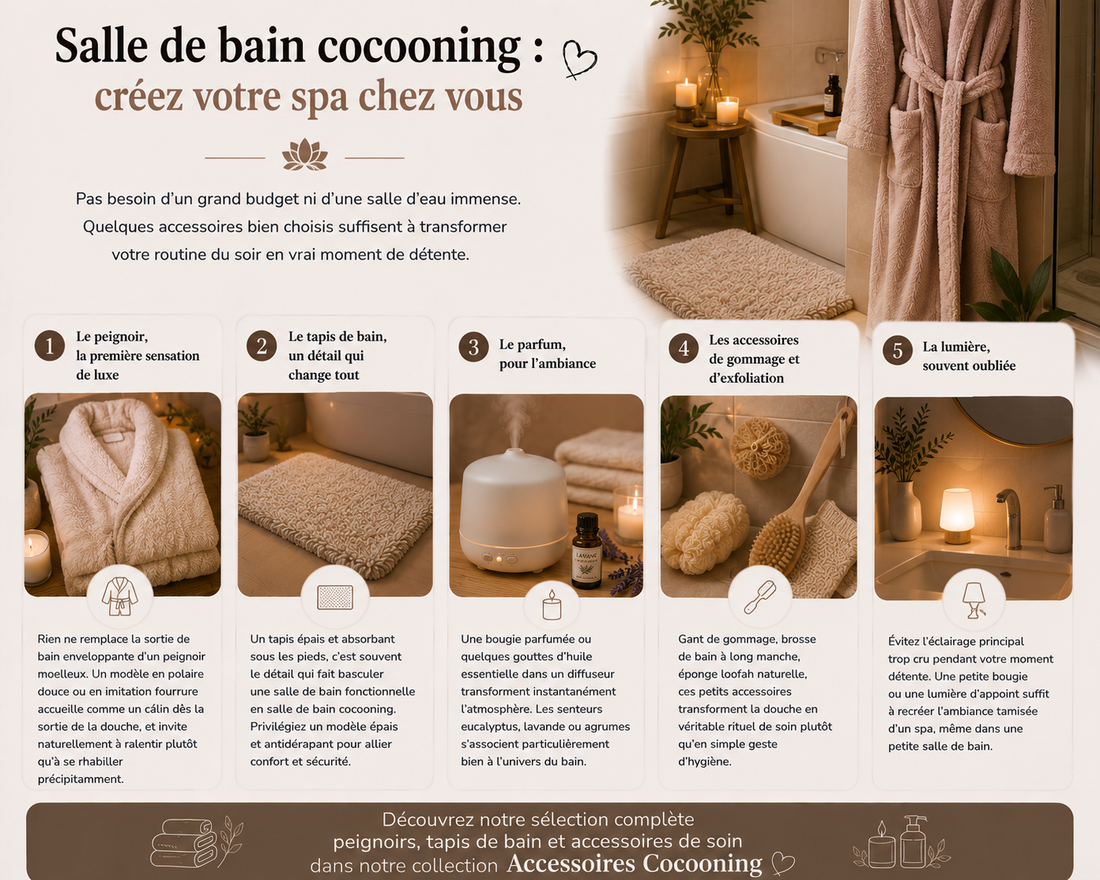 Comment transformer sa salle de bain en spa à la maison ?