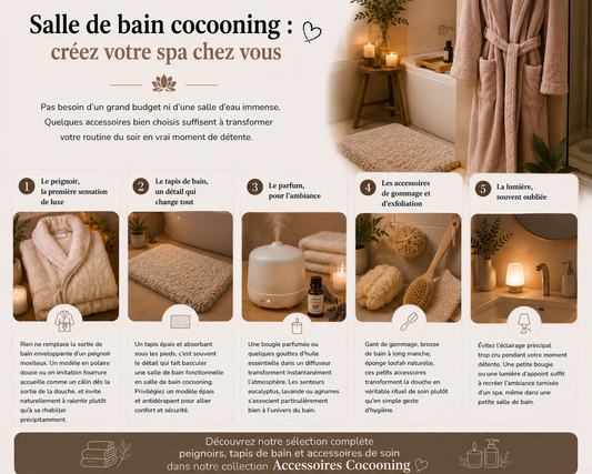Comment transformer sa salle de bain en spa à la maison ?