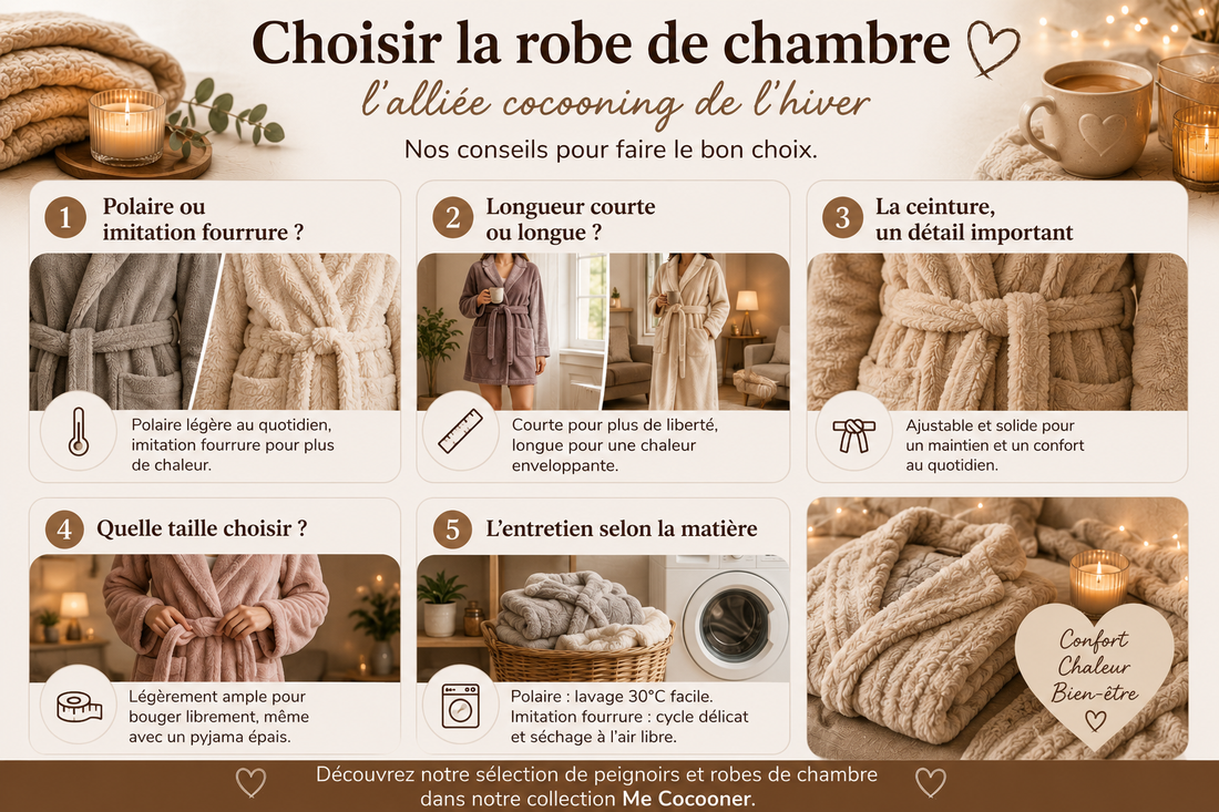 Quelle robe de chambre choisir pour l'hiver ?