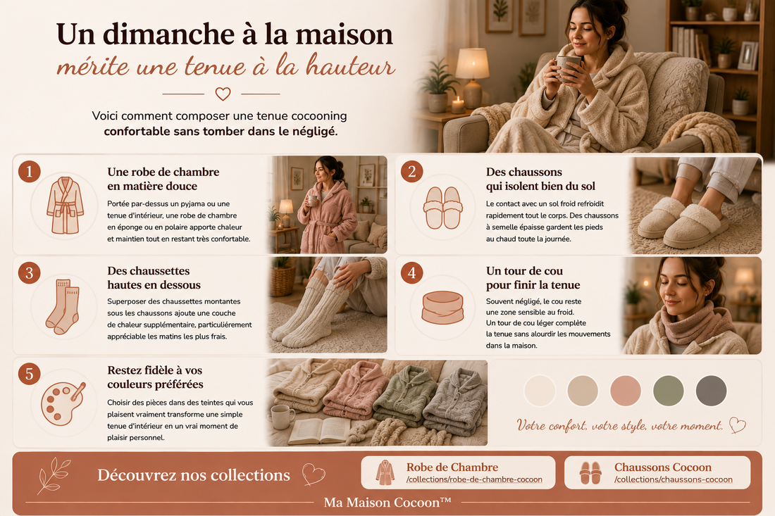Quelle tenue cocooning porter pour un dimanche à la maison ?