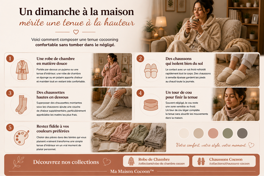 Quelle tenue cocooning porter pour un dimanche à la maison ?