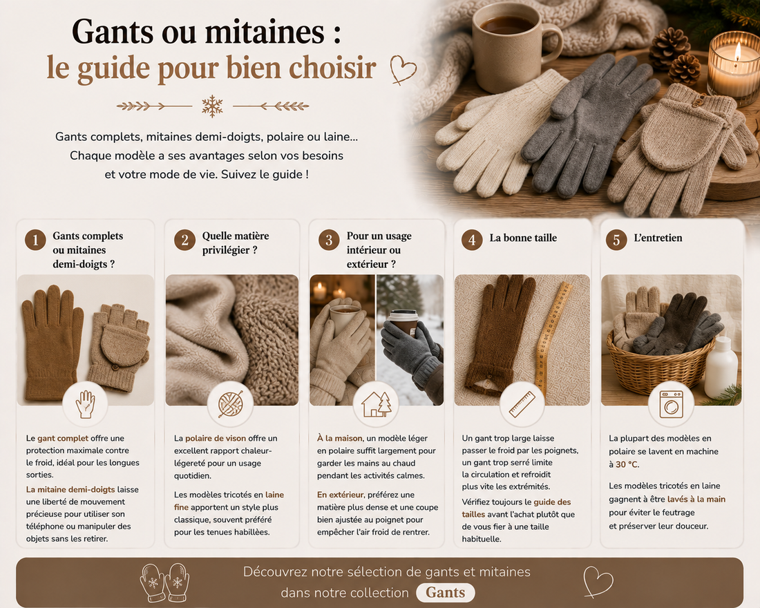 Comment choisir ses gants ou mitaines d'hiver ?