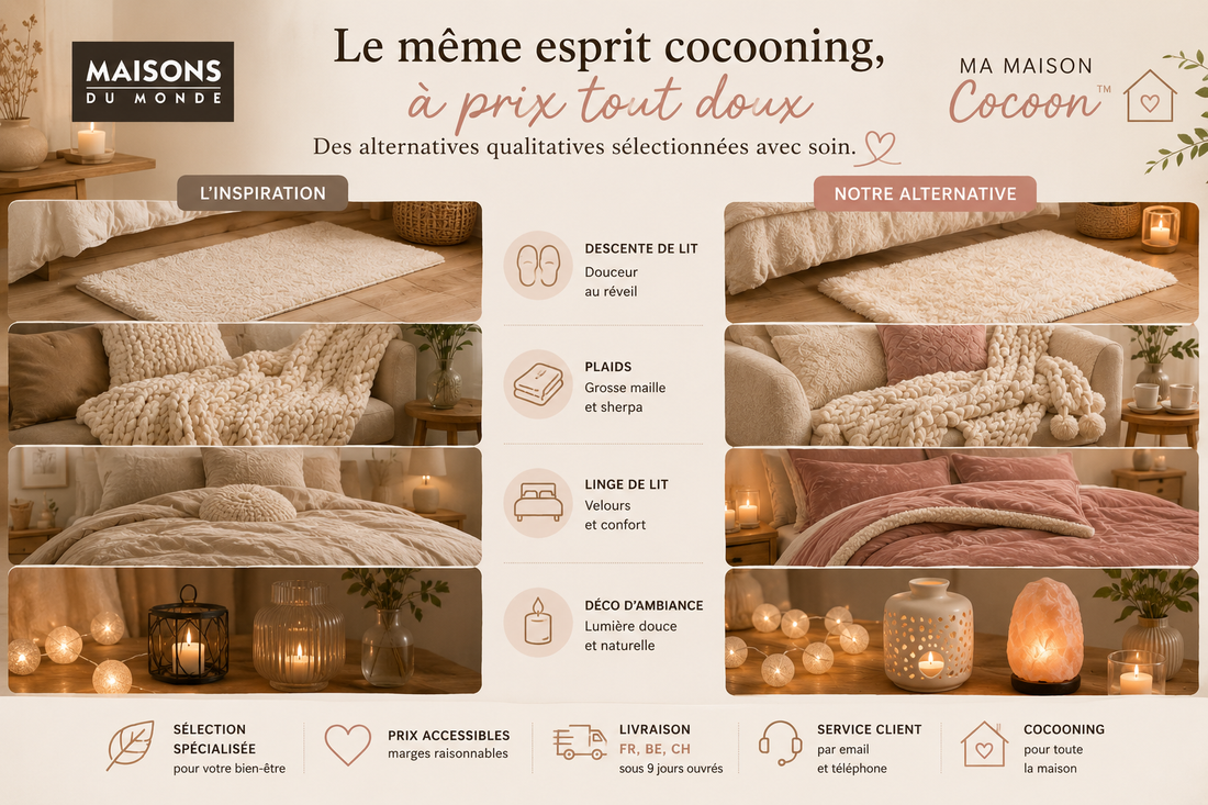 Alternative à Maisons du Monde : notre sélection cocooning