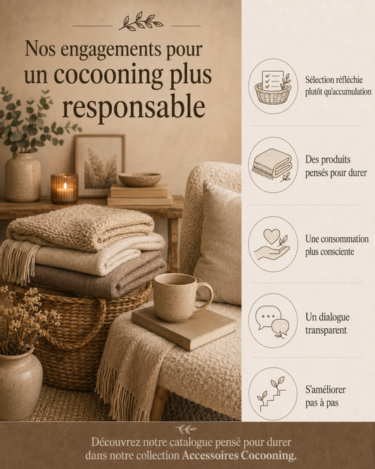 Cocooning et écologie : nos engagements