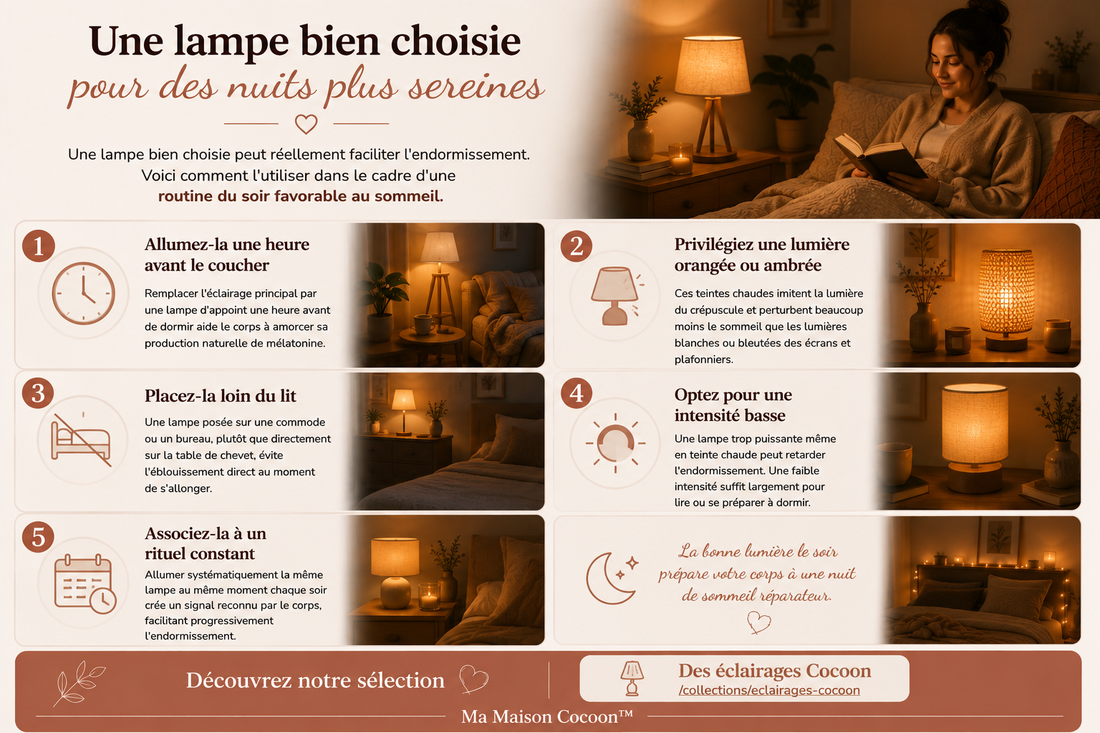 Comment utiliser une lampe pour favoriser le sommeil ?