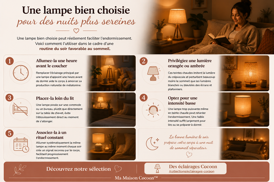 Comment utiliser une lampe pour favoriser le sommeil ?