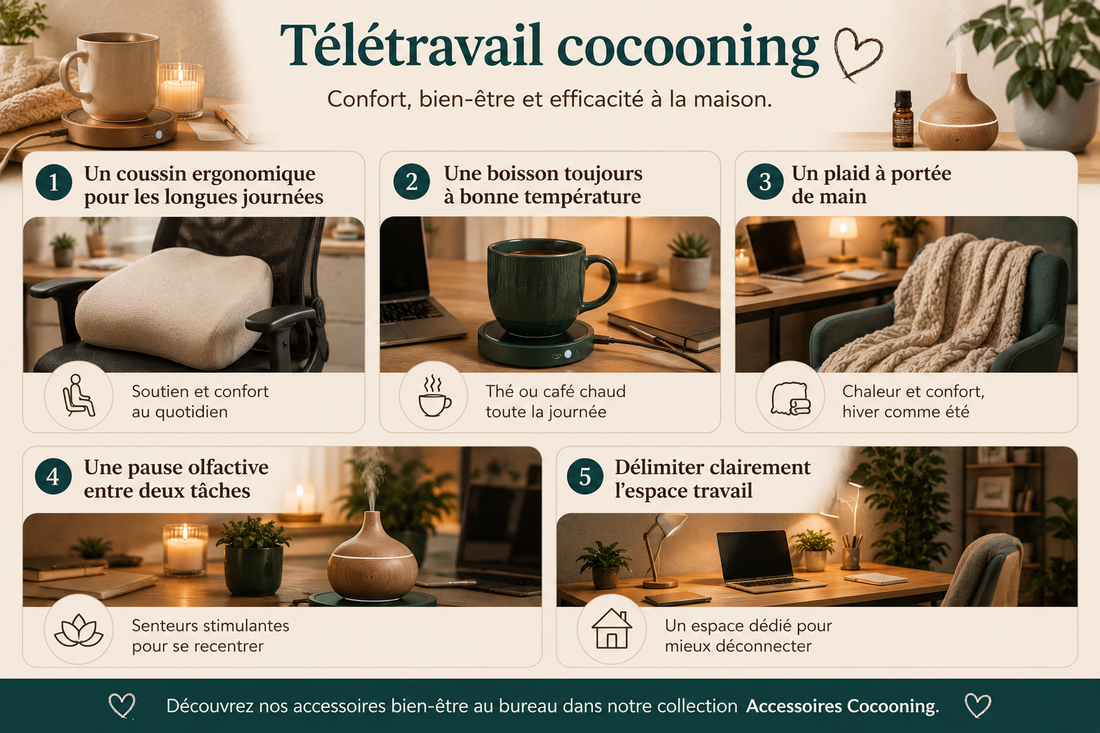 Cocooning et télétravail : comment aménager son espace ?