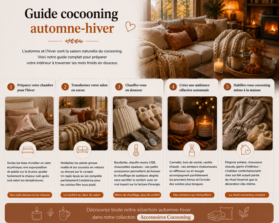Cocooning automne-hiver : le guide complet