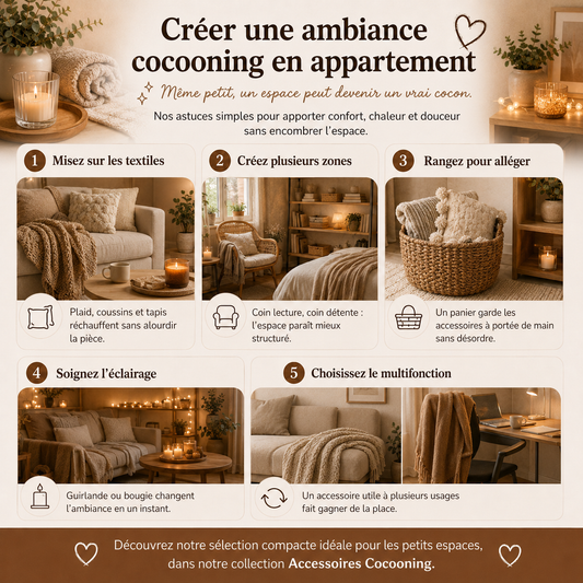 Cocooning en appartement : nos astuces