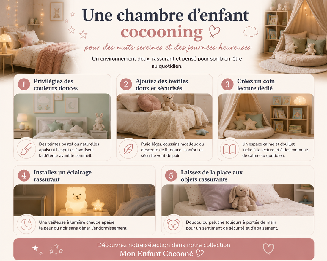 Comment créer une chambre cocooning pour son enfant ?