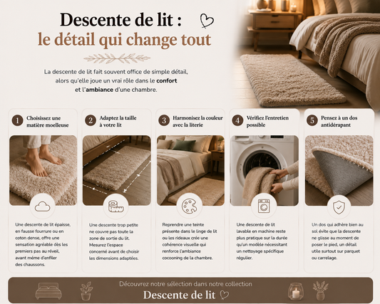 Comment choisir une descente de lit cocooning ?