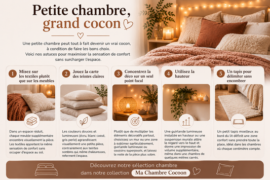 Comment décorer une petite chambre cocooning ?