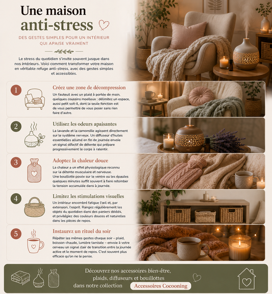 Comment réduire le stress à la maison ?