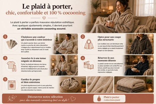 Comment porter un plaid à porter sans avoir l'air négligé ?
