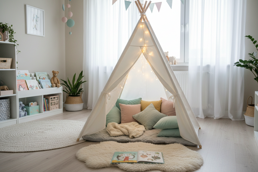 Coin lecture enfant : créer un tipi cocooning à la maison