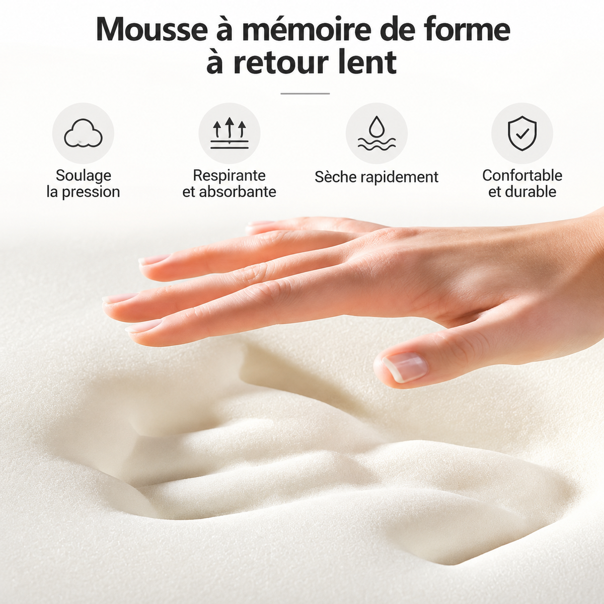 Tapis de bain poils longs – vue 2