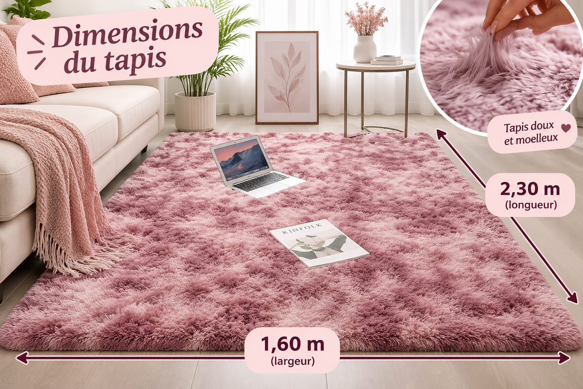 Tapis ultra doux antidérapant – vue 5