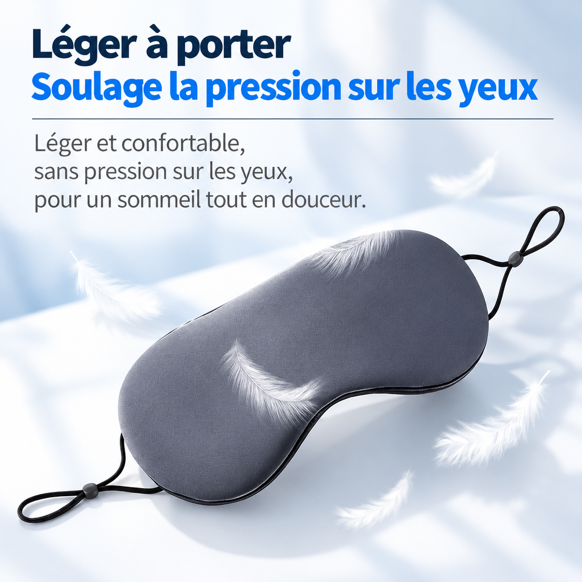 Masque yeux soie glacée double face – vue 5