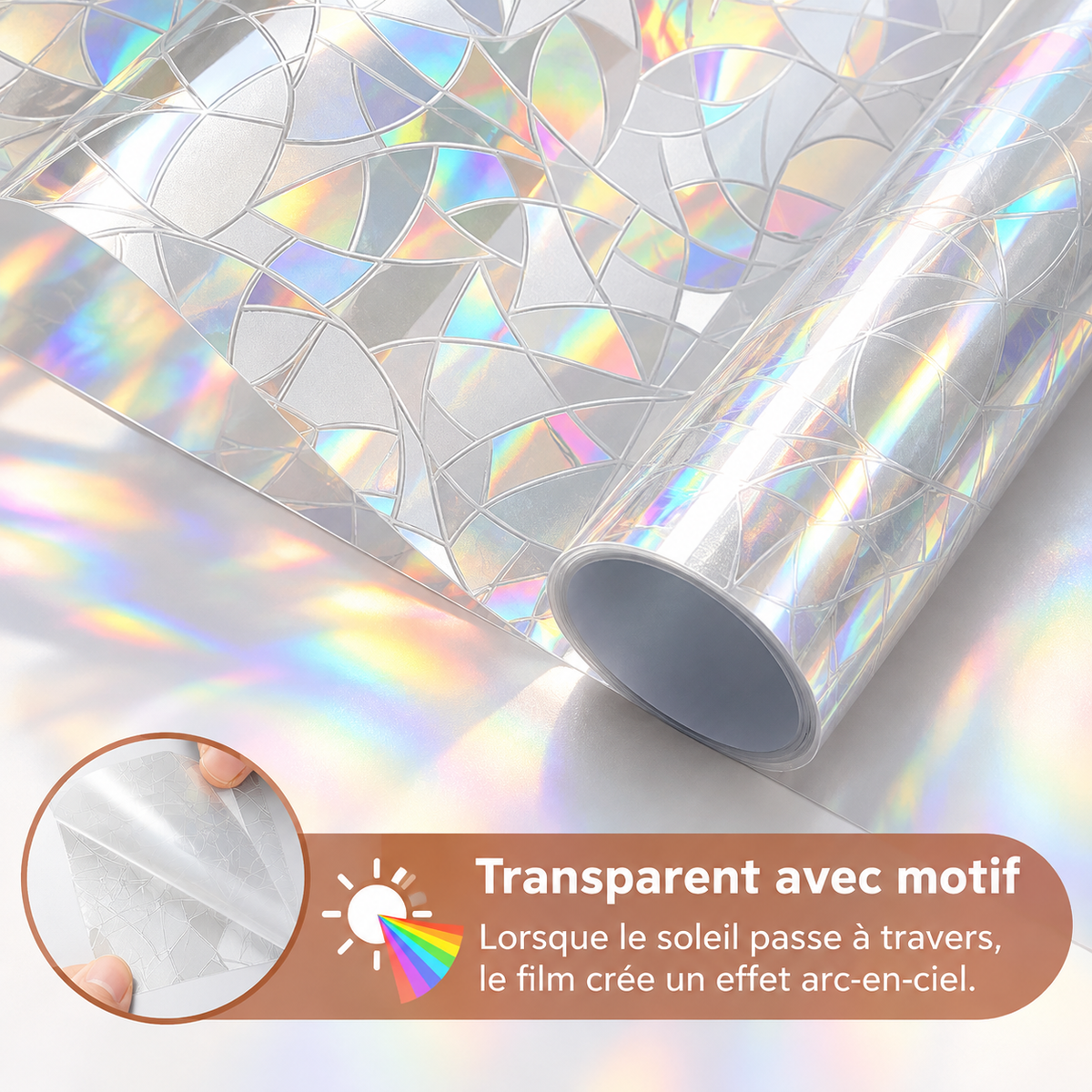 Film occultant effet arc-en-ciel – vue 6