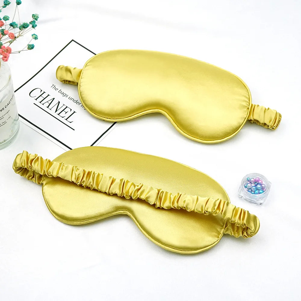 Masque de sommeil en soie artificielle – 14 coloris