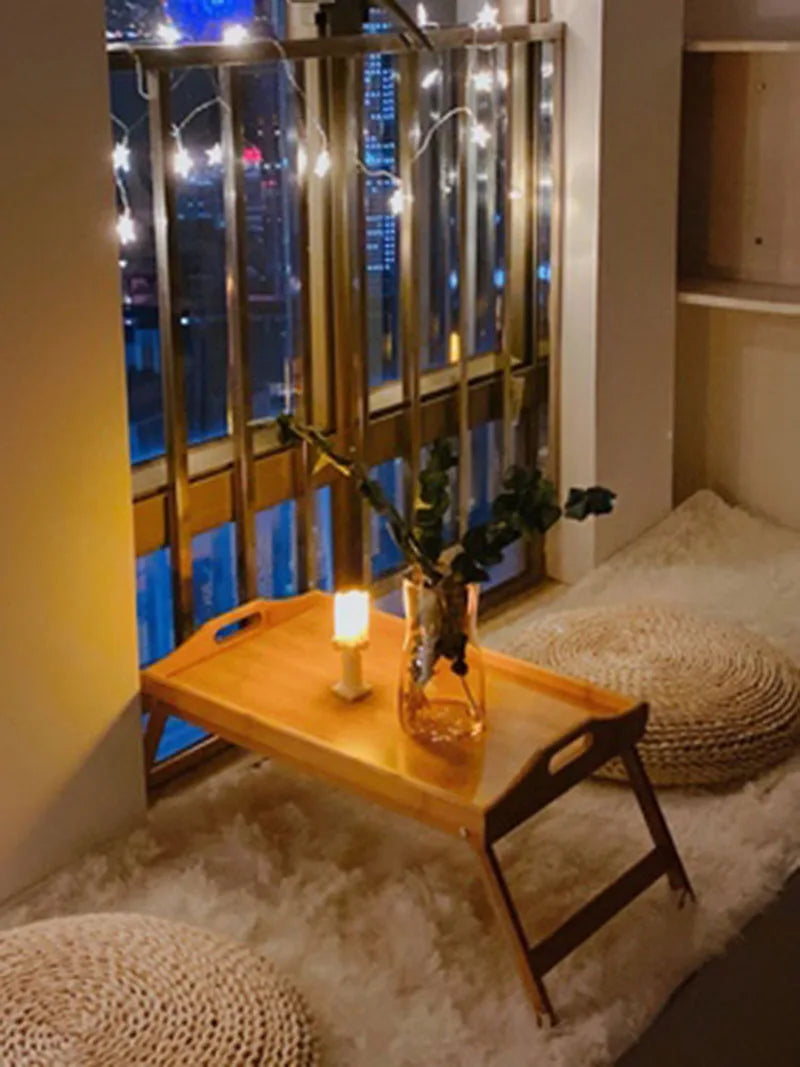 Table de fenêtre pliante – Plateau de lit, bureau et plateau de petit-déjeuner