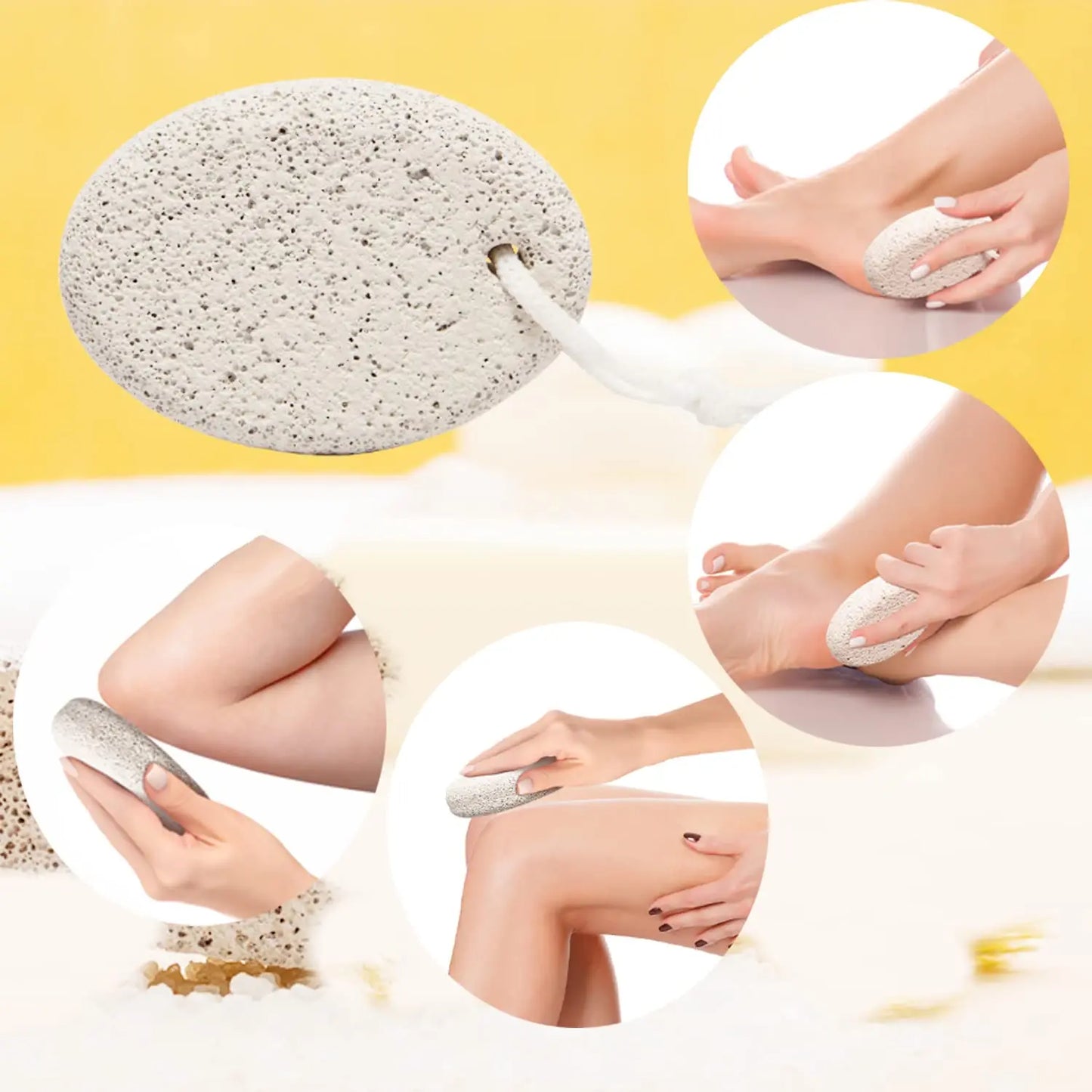 Pierres ponces naturelles pour une exfoliation efficace des pieds