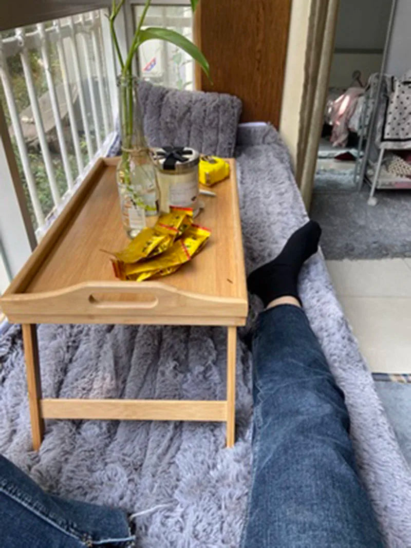 Table de fenêtre pliante – Plateau de lit, bureau et plateau de petit-déjeuner