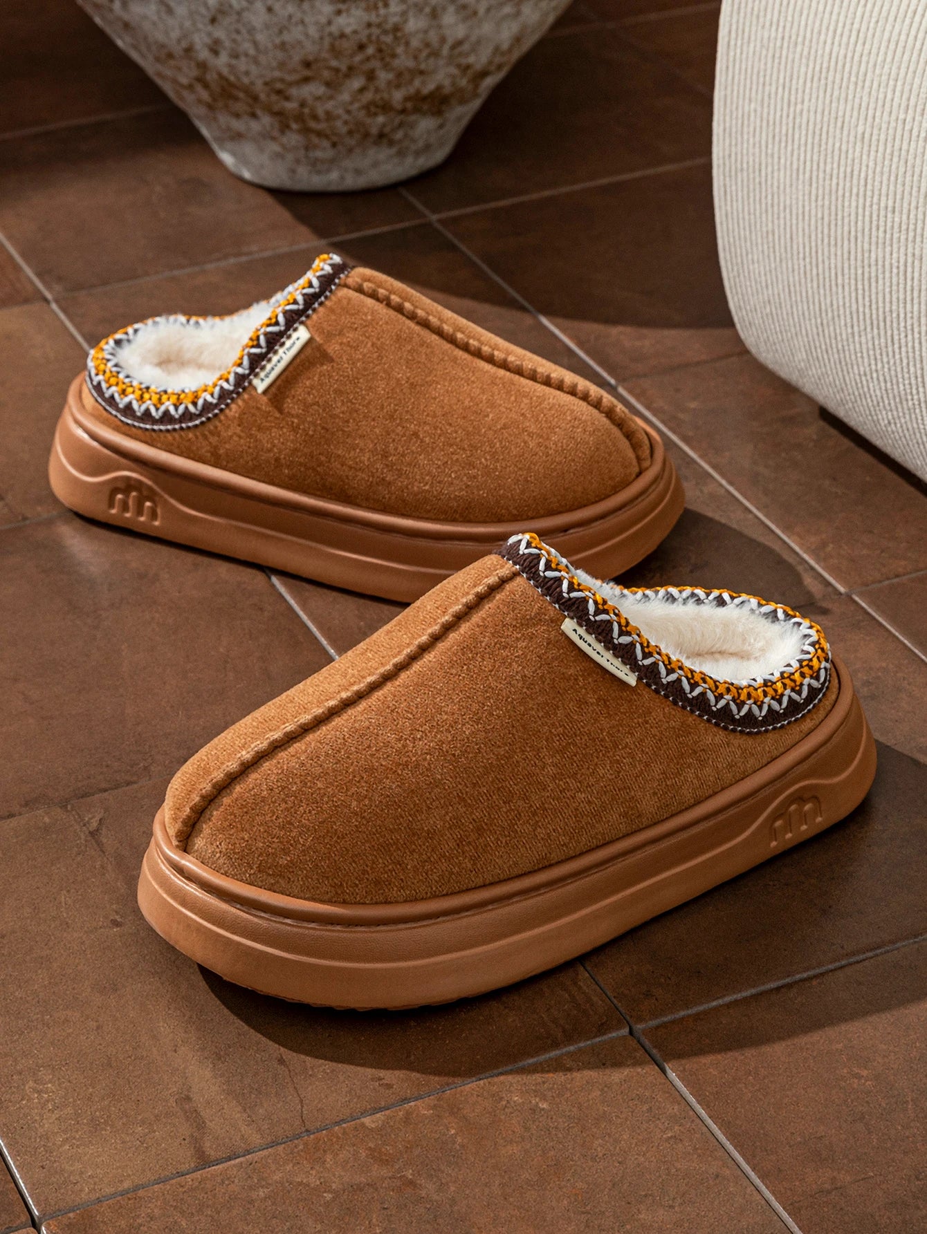 Pantoufles d'hiver moelleuses homme et femme - Confort cocooning