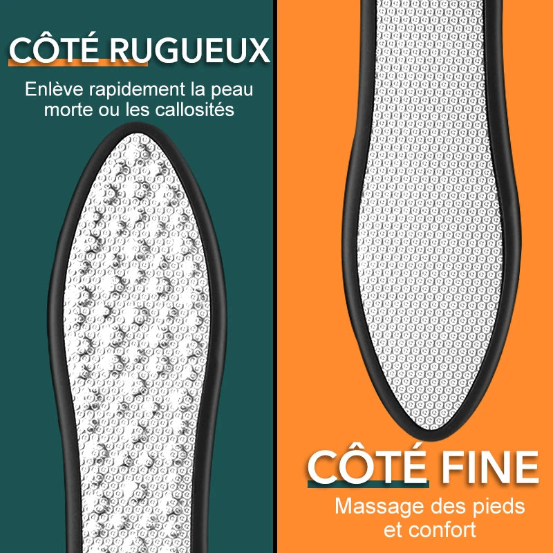 Râpe pédicure double face – Pour des pieds doux, lisses et sans callosités
